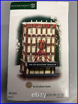 Department 56 Christmas In The City The Ed Sullivan Theater Building. Excellent