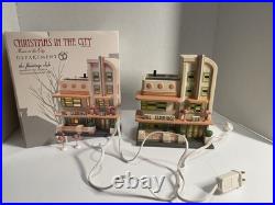 Department 56 Christmas In The City The Flamingo Club Partial Box Bonus Flamingo