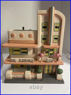 Department 56 Christmas In The City The Flamingo Club Partial Box Bonus Flamingo