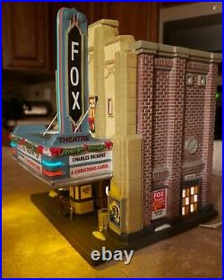 Department 56 Christmas In The City The Fox Theatre A Christmas Carol