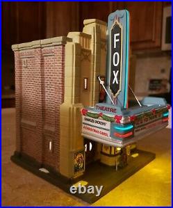 Department 56 Christmas In The City The Fox Theatre A Christmas Carol