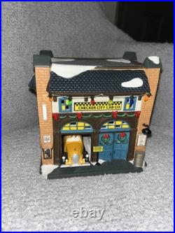 Department 56 Christmas In The City Village Checker City Cab Co. #4044789