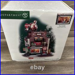 Department 56 Christmas In the City 2004 Retired Coca-Cola Soda Fountain #59221