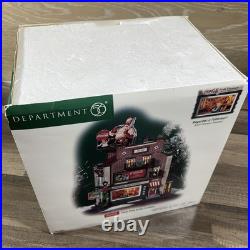 Department 56 Christmas In the City 2004 Retired Coca-Cola Soda Fountain #59221