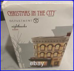 Department 56 Christmas in The City 4050911 Nighthawks 2016 origninal packing