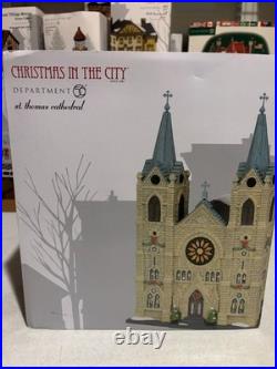 Department 56 Christmas in The City St. Thomas Cathedral 6003054 New RARE