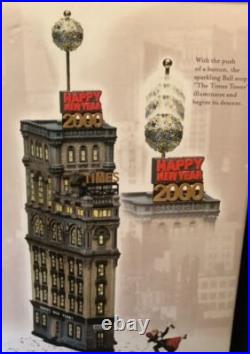 Department 56 Christmas in The City The Times Tower 2000 Special Edition NO PLUG