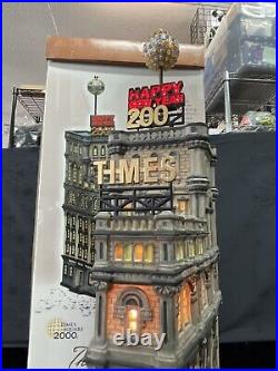 Department 56 Christmas in The City The Times Tower 2000 Special Edition. Read