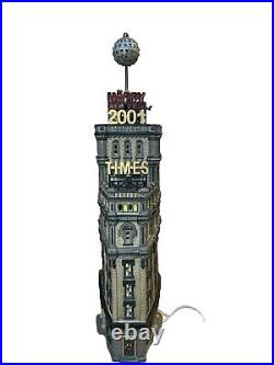 Department 56 Christmas in The City The Times Tower 2001 Special Edition