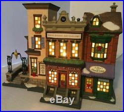 Department 56 Christmas in the City 5TH AVENUE SHOPPES! Art Wine Flowers MINT