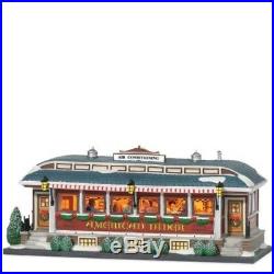 Department 56 Christmas in the City American Diner Village Ceramic Building Dept