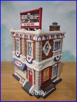 Department 56 Christmas in the City Boston Red Sox Souvenir Shop