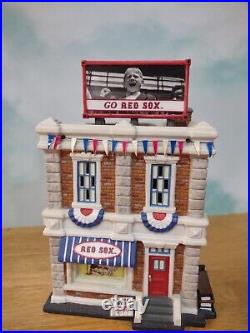 Department 56 Christmas in the City Boston Red Sox Souvenir Shop
