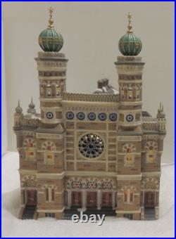 Department 56 Christmas in the City CENTRAL SYNAGOGUE with Box & Light #56.59204
