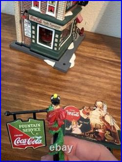 Department 56 Christmas in the City COCA-COLA SODA FOUNTAIN 56.59221 in Box