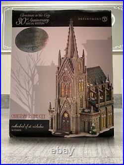 Department 56 Christmas in the City. Cathedral Of St. Nicholas. Brand New! Rare
