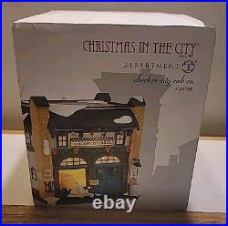 Department 56 Christmas in the City Checker City Cab Company 4044789 WithBox