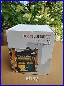 Department 56 Christmas in the City Checker City Cab Company 4044789 WithBox