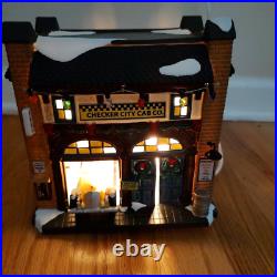 Department 56 Christmas in the City Checker City Cab Company 4044789 WithBox