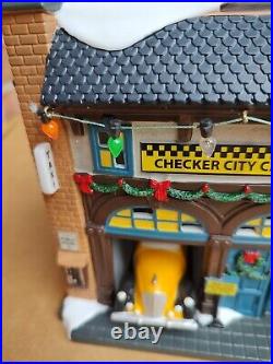 Department 56 Christmas in the City Checker City Cab Company 4044789 WithBox