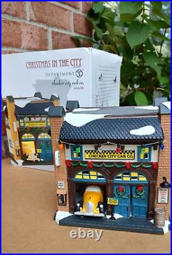 Department 56 Christmas in the City Checker City Cab Company 4044789 WithBox