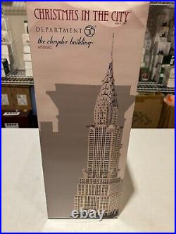 Department 56 Christmas in the City Chrysler Building Lit House 4030342 RARE