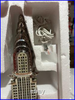 Department 56 Christmas in the City Chrysler Building Lit House 4030342 RARE