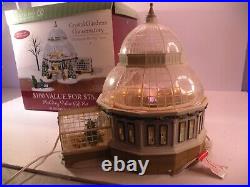 Department 56 Christmas in the City Crystal Gardens Conservatory Set Incomplete