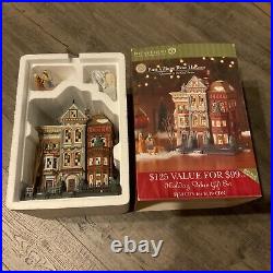 Department 56. Christmas in the City. EAST VILLAGE ROW HOUSES. MINT