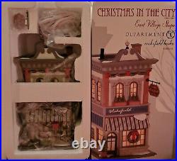 Department 56 Christmas in the City East Village Shops Wakefield Books #4025243