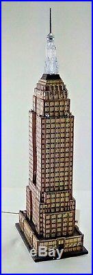 Department 56 Christmas in the City Empire State Building Lights Up #56-59207