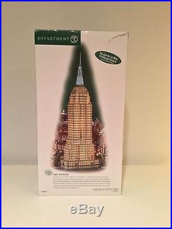Department 56 Christmas in the City Empire State Building RARE