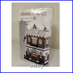 Department 56 Christmas in the City Engine Company 10 Fire Station Illuminated