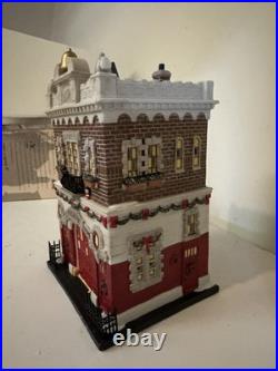 Department 56 Christmas in the City Engine Company 10 Fire Station Illuminated