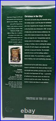 Department 56 Christmas in the City Ferrara Bakery & Café 56.59272