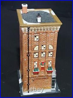 Department 56 Christmas in the City Ferrara Bakery and Cafe Used Works Great