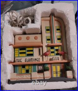 Department 56 Christmas in the City Flamingo Club Art Deco Style