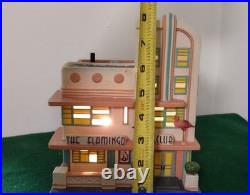 Department 56 Christmas in the City Flamingo Club Art Deco Style Department 56 Christmas in the City Flamingo Club Art Deco Style