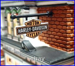 Department 56 Christmas in the City Harley-Davidson City Dealership Retired 2006