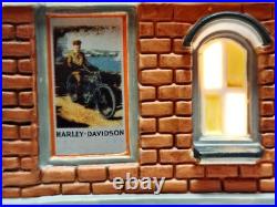 Department 56 Christmas in the City Harley-Davidson City Dealership Retired 2006