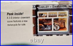 Department 56 Christmas in the City Harley-Davidson City Dealership Retired 2006