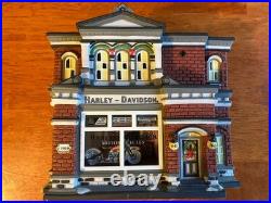 Department 56 Christmas in the City Harley-Davidson City Dealership Retired 2006