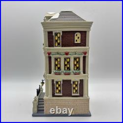 Department 56 Christmas in the City Holiday Brownstone 4050913 EUC