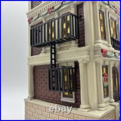 Department 56 Christmas in the City Holiday Brownstone 4050913 EUC