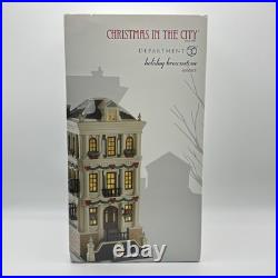 Department 56 Christmas in the City Holiday Brownstone 4050913 EUC