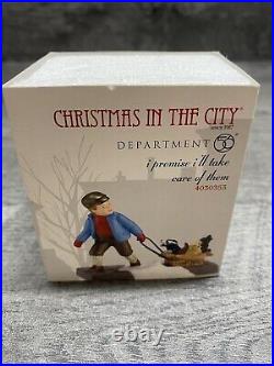 Department 56 Christmas in the City. I Promise I'll Take Care of Them Accessory