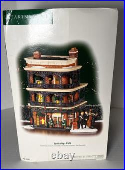 Department 56. Christmas in the City. JAMBALAYA CAFÉ 59265 Original Box