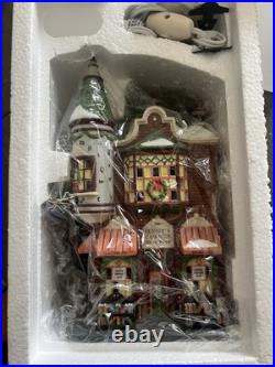 Department 56 Christmas in the City Jenny's Corner Book Shop Lighted Boxed 2000