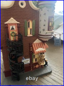 Department 56 Christmas in the City Jenny's Corner Book Shop Lighted Boxed 2000