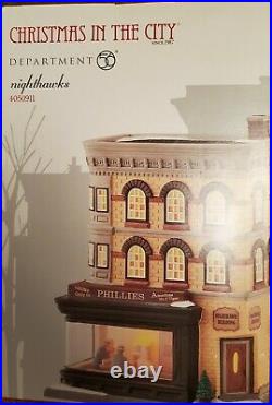 Department 56 Christmas in the City Nighthawks 4050911 New in Box Retired